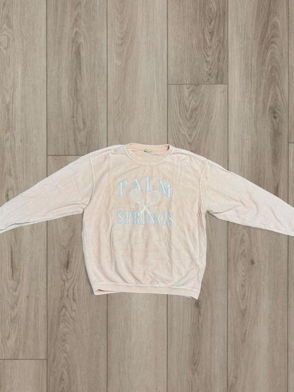 Palm Springs Corded Crewneck Sweatshirt - Picture 1 of 2